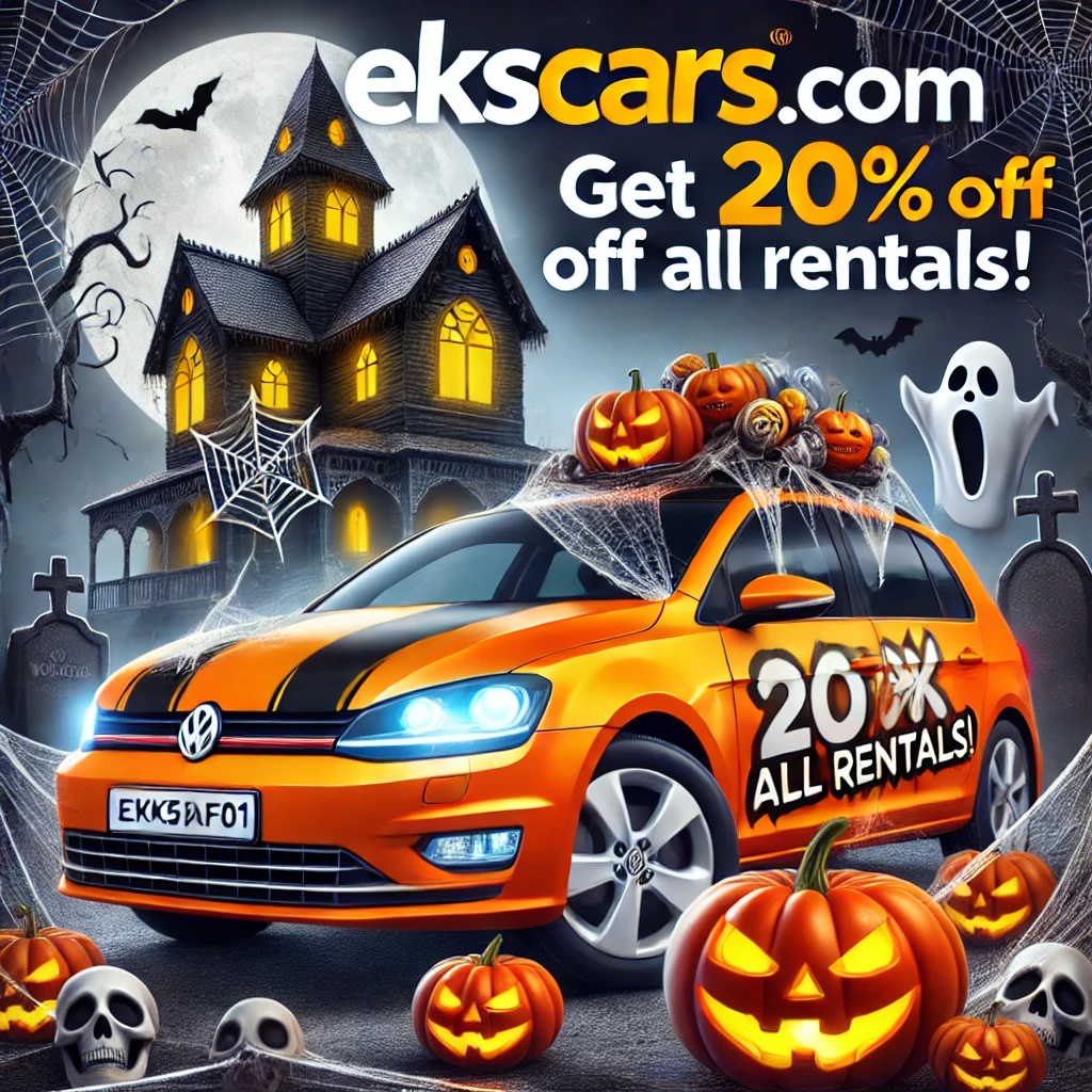 Spooktacular Halloween Deals : Rent a Car and save 20% ! 2024 — EKSCARS promotion