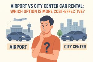 Location de voiture à l’aéroport ou au centre-ville : quelle option est la plus économique ? — EKSCARS article