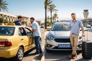Transferts depuis l’aéroport de Marrakech : location de voiture ou taxi ? — EKSCARS article